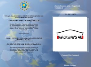 WRegistered Trademark Certificate WALKWAYS4U