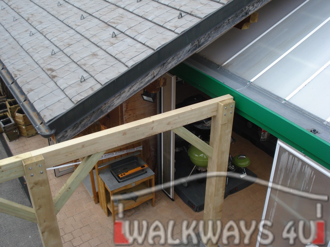 Covered walkways canopies timber, Covered outdoor walkways, wooden covered walkways and constructions